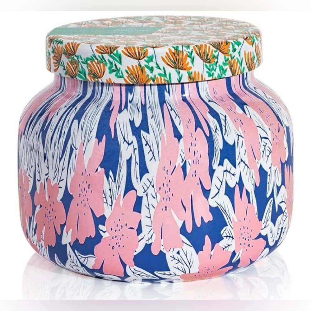 Capri Blue Scented Candles - Pattern Play Glass Jar Candles  (Volcano, 19 oz)